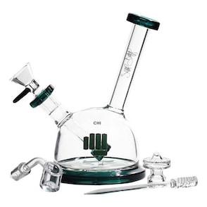 Waterpipe - Snoop Dogg Pounds 'CHI' Teal - Reefer Madness