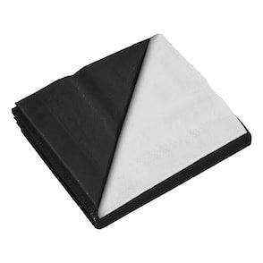 50'x150' Black & White Woven Blackout Light Deprivation Film 9 Mil - Reefer Madness
