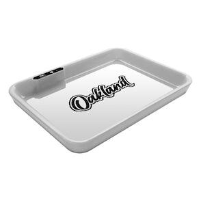 Dope Trays x Oakland – White Background Black Logo - Reefer Madness