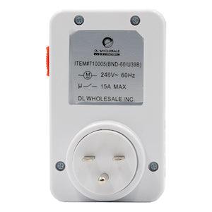 Grow1 240V Single Outlet Mechanical Timer - Reefer Madness