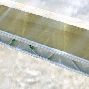 6.5' Feet "U" Shape Aluminum Wiggle Wire Channel For Greenhouse and Wiggle wire 6.5' White (10 Pack) - Reefer Madness