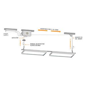 Horizon Lift Model 120, LED & HID Light Lift -- 110V power source - Reefer Madness