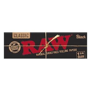 RAW Classic Black Papers 1-1/4'' 50 Leaves/Pack - Box of 24 - Reefer Madness