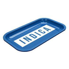Med Dope Trays x Indica - Blue background white logo - Reefer Madness