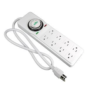 Grow1 120V 8 Way Power Strip Mechanical Timer - Reefer Madness