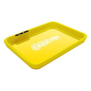 Dope Trays x Oklahoma - Yellow background White logo - Reefer Madness