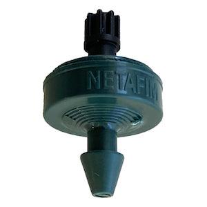 Netafim Woodpecker Pressure Compensating Junior Dripper w/ CNL Barbed Nipple Outlet - 2 GPH Green (250pcs/Bag) - Reefer Madness