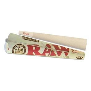 RAW Organic Hemp Cones Kingsize 3 Cones/Pack - Box of 32 - Reefer Madness