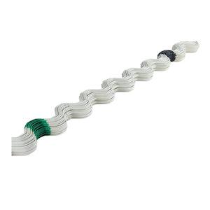 Wiggle wire 6.5' White (100 Pack) - Reefer Madness