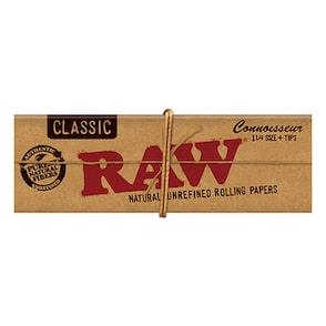 RAW Classic Connoisseur Papers 1-1/4'' 32 Leaves/Pack - Box of 24 - Reefer Madness