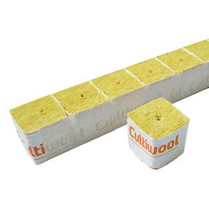 Cultiwool 1.5" x 1.5" x 1.5" Cubes w/o Shrinkwrap (Case of 2,250 Pieces) - Cultilene - Reefer Madness
