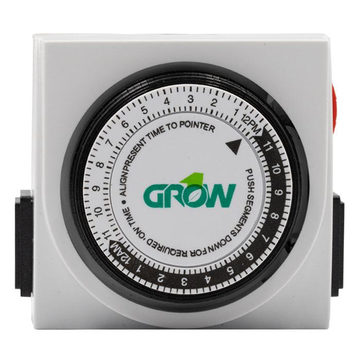Grow1 120V Dual Outlet Mechanical Timer - Reefer Madness
