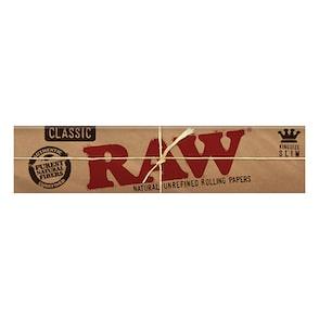 RAW Classic Papers Kingsize Slim 32 Leaves/Pack - Box of 50 - Reefer Madness