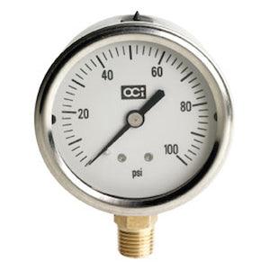 Netafim Liquid Filled Pressure Gauge 0 - 100 PSI - Reefer Madness