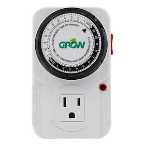 Grow1 120V Single Outlet Mechanical Timer - Reefer Madness