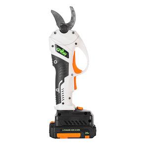 GROW1 20V DC Electronic Cordless Pruning Shears 1” Cutting Diameter w/ 2 Batteries + Charger - Reefer Madness