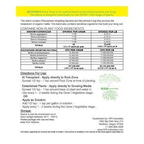 NPK RAW Microbes Grow Stage - Reefer Madness