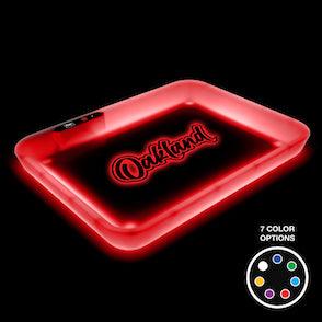 Dope Trays x Oakland – White Background Black Logo - Reefer Madness