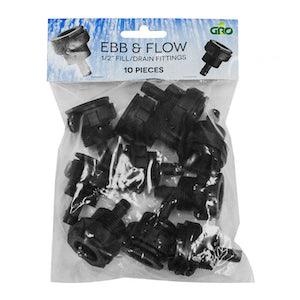 1/2'' Fill/Drain Fitting Ebb & Flow (10pcs/pck) - Reefer Madness