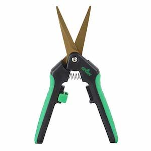Grow1 Titanium Trimming Shears, Straight Blade Scissors - Reefer Madness