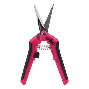 Grow1 Pink Trimming Shears, Curved Blade Scissors - Reefer Madness