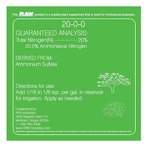 NPK RAW Nitrogen - Reefer Madness