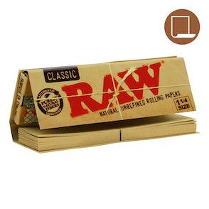 RAW Classic Connoisseur Papers 1-1/4'' 32 Leaves/Pack - Box of 24 - Reefer Madness