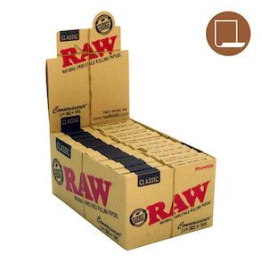 RAW Classic Connoisseur Papers 1-1/4'' 32 Leaves/Pack - Box of 24 - Reefer Madness