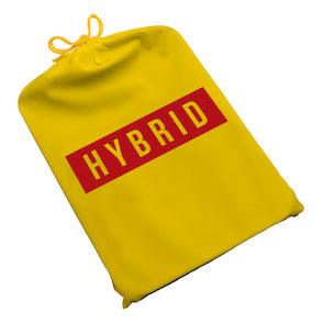 Dope Trays x Hybrid - yellow background red logo - Reefer Madness