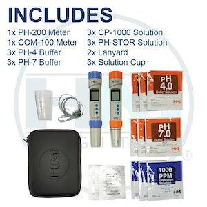 HM Digital COM-100,PH-200, Protective Case & Solutions - Reefer Madness