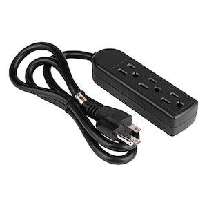 120V 14 Gauge 3-Plug Extension Cord 12' - Reefer Madness